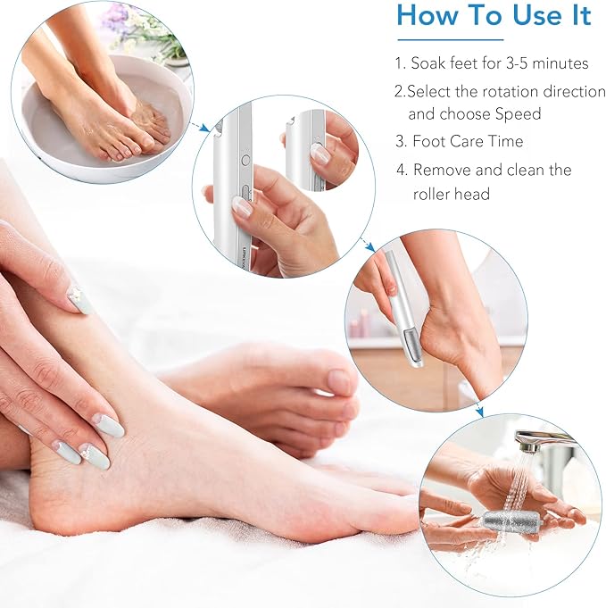 Renoura™ Electric Foot Callus Remover